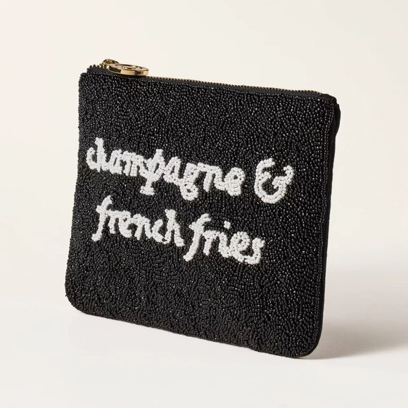 FINAL ONE!!!! ($50) KSNY Champagne & Fries Beaded Clutch - Picture 4 of 6